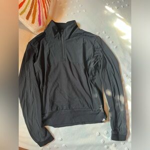 Adidas Quarter Zip Black Jacket